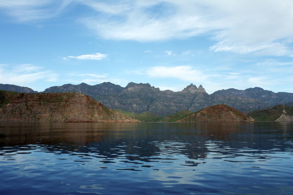 Beautiful mountains and ocean view in Loreto - Mexico's hidden gem