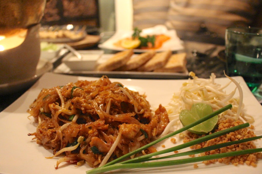 Delicious Thai food at the resort's restaurant