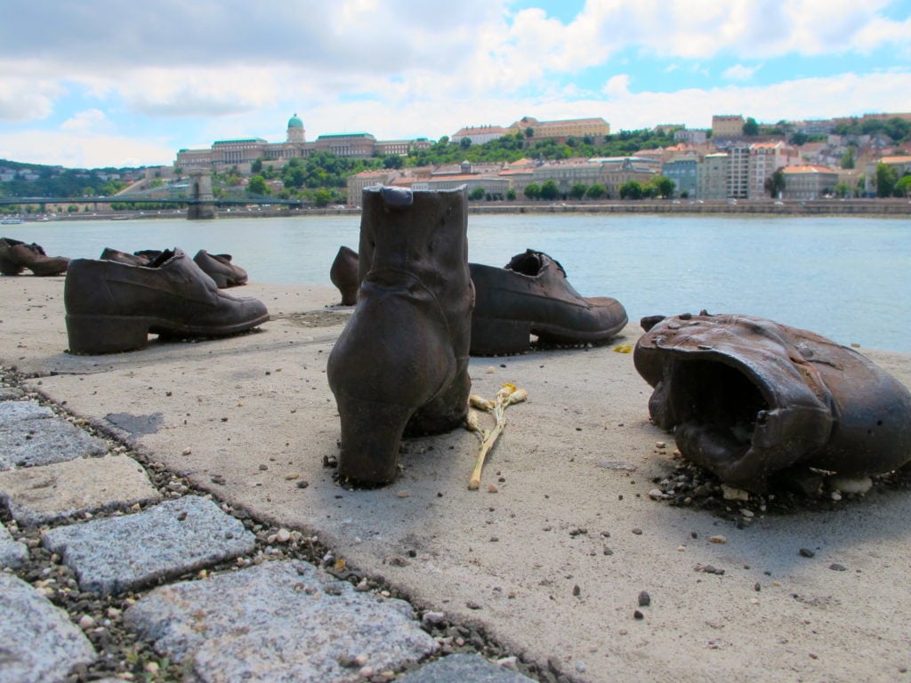 Shoes on the Danube