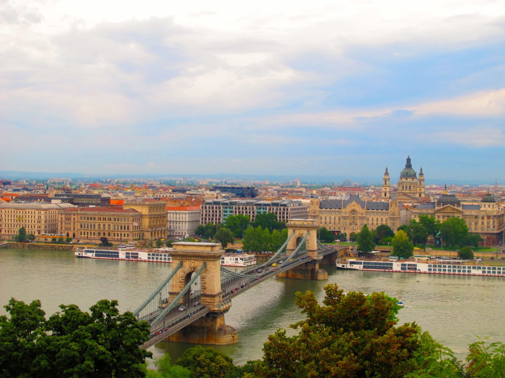 View of Budapest and all its beauty from the Castle Hill