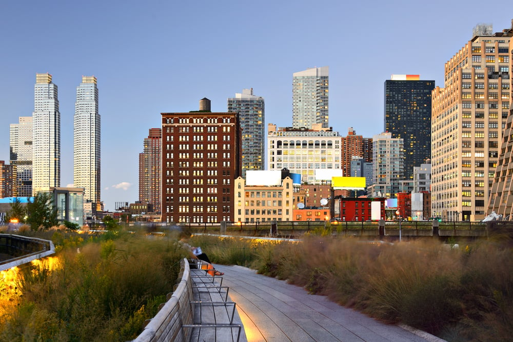 The High Line Walkway in New York City