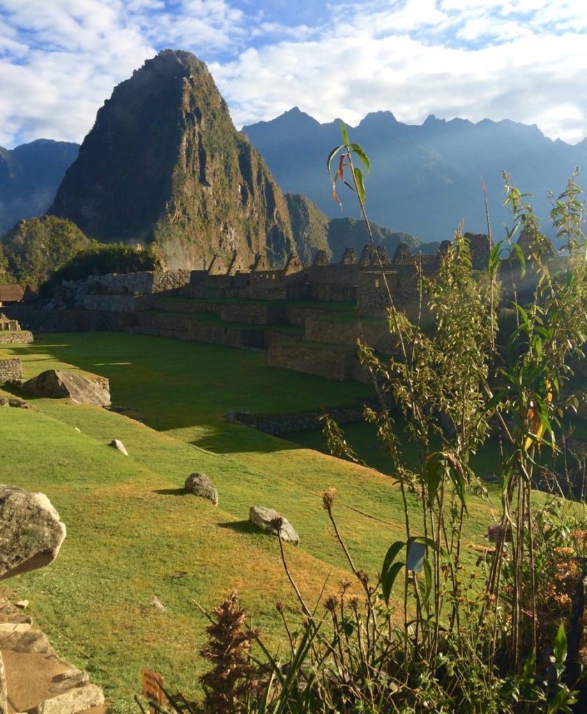 View of the Machu Picchu during our Inca Jungle Trek