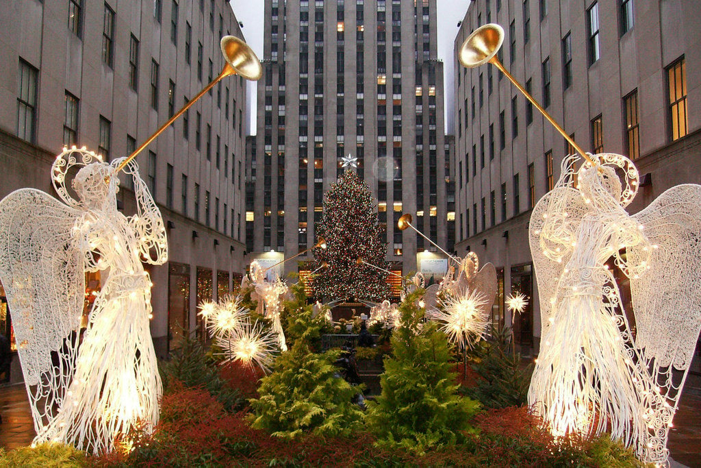 Christmas decorations in NYC