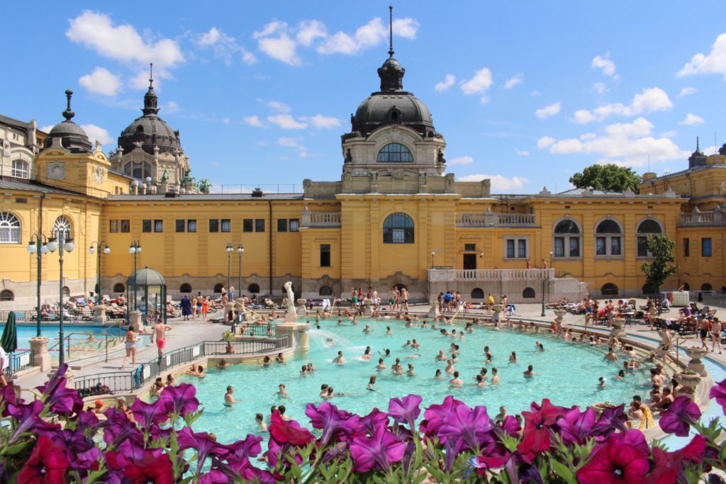 Szechenyi Thermal Bath - one of the best things to see in Budapest, a must-include in a 3-day Budapest itinerary