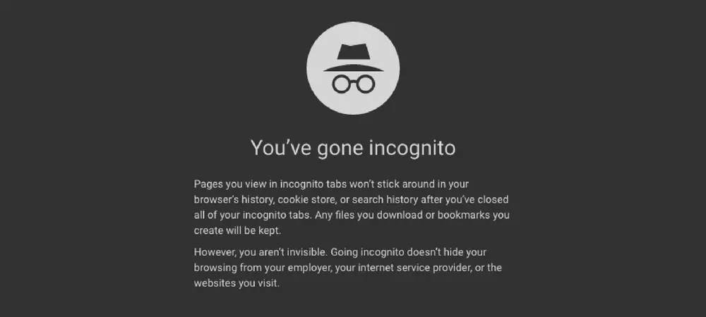 A browser in incognito mode. Wondering how to find the cheapest flights? Going incognito is one trick to do it.