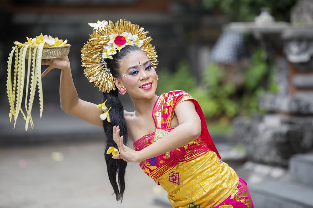 Balinese woman doing the Ramayana dance