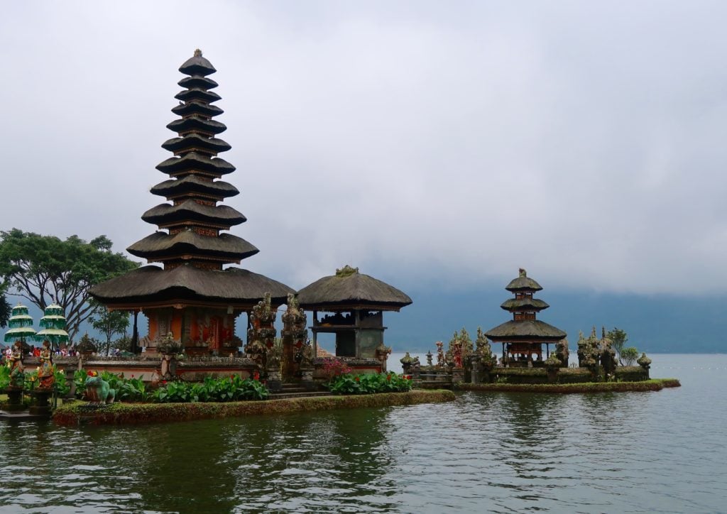 Pura Ulun Danu Bratan - a temple on a lake in Ubud, Bali