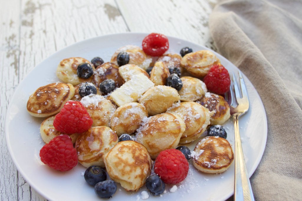 sweet and savoury poffertjes mini pancakes