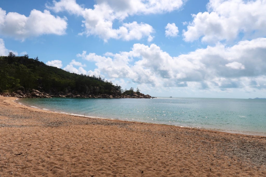 A beautiful and quiet bay, perfect for snorkeling, on Magnetic Island, Australia. 