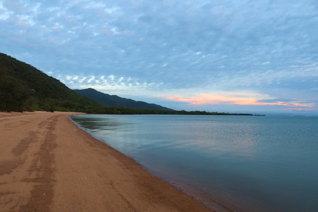 Witnessing the sunset at West Point's sandy beach. Have your photo taken during the sunset while completing your two days on Magnetic Island.