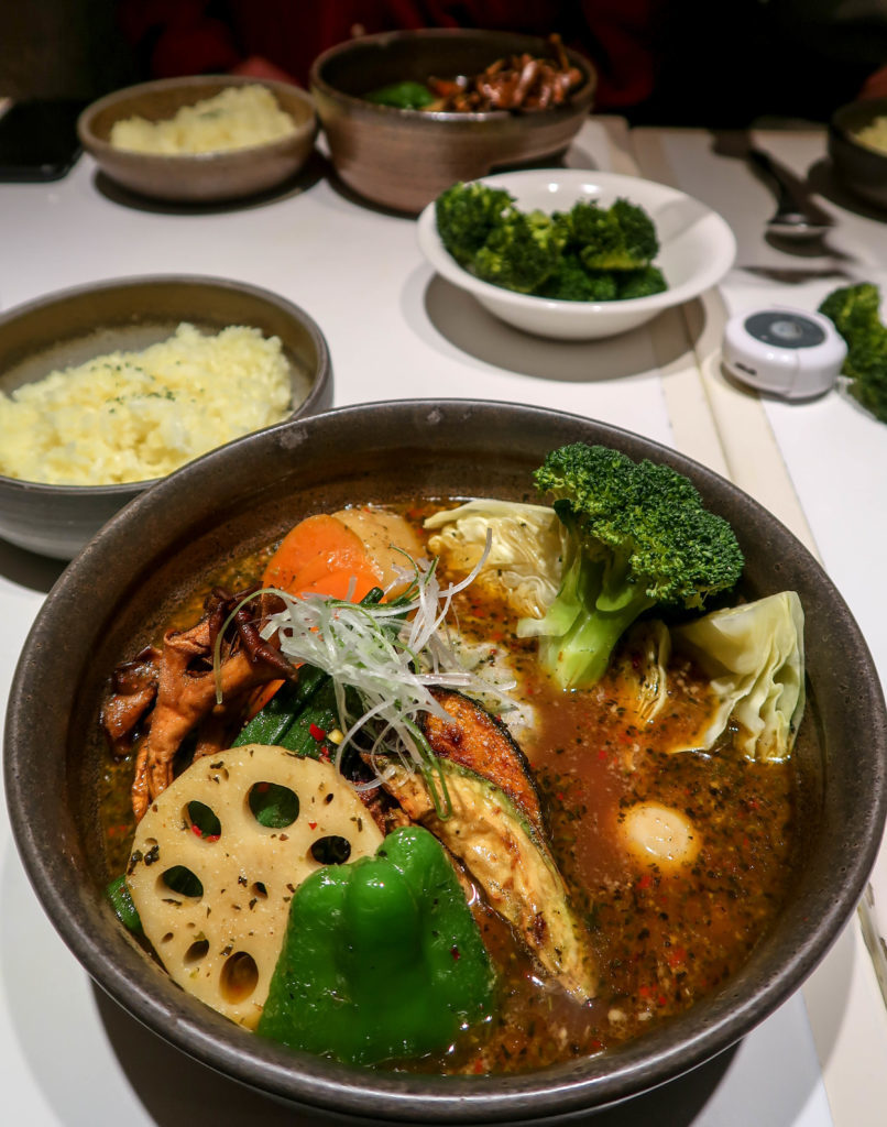 Soup curry - a must-eat in Sapporo