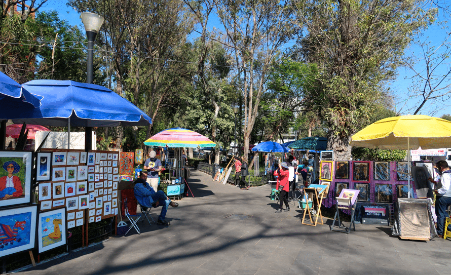 art market in coyoacan - one of the best things to do in Mexico City