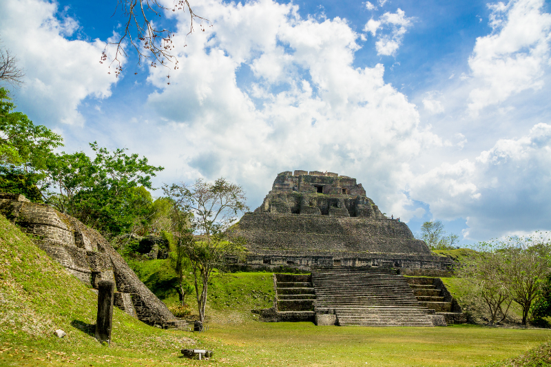 Two large ancient pyramids - Exploring Maya ruins is one of the best things to do in Belize