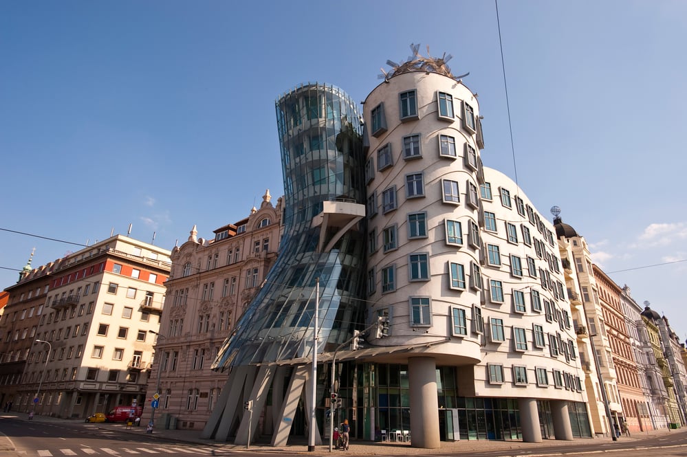 The Dancing House, a must-see during your 3 days in Prague!