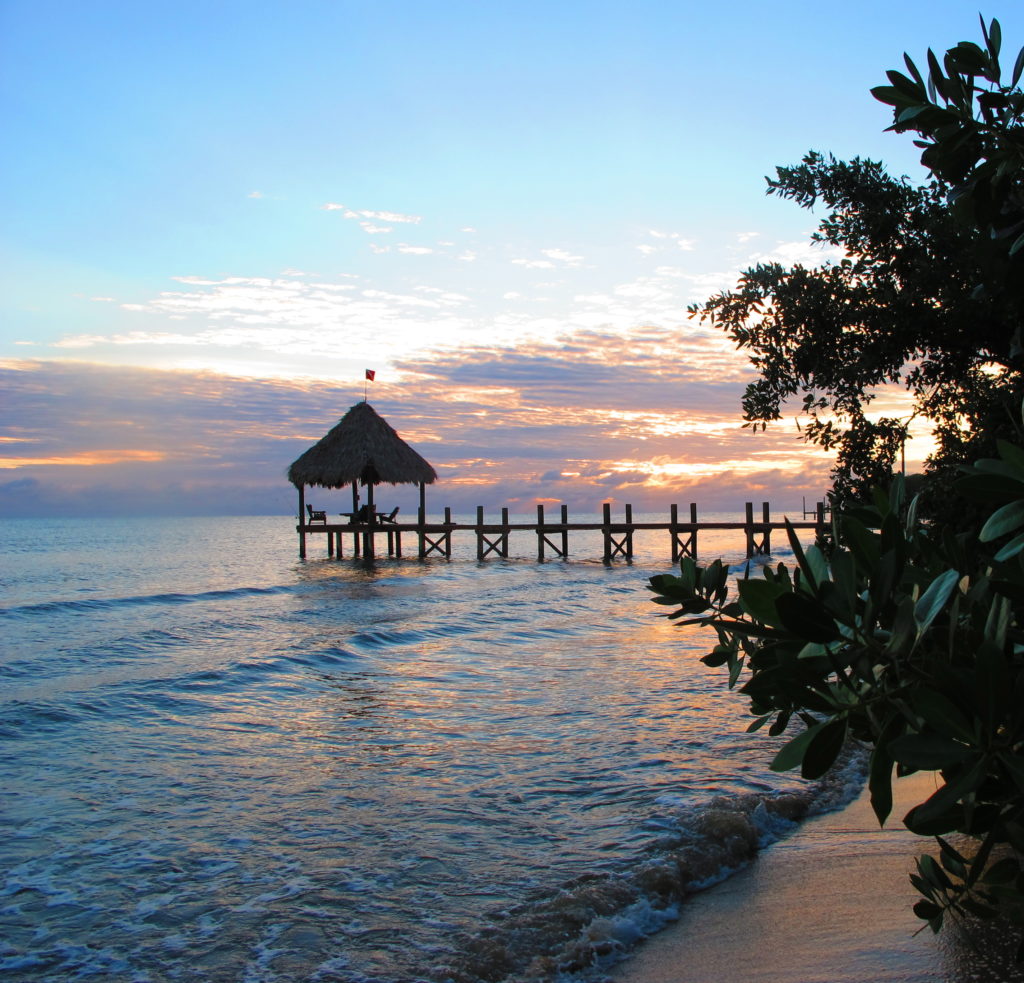 A beautiful sunrise in Hopkins, Belize. Hopkins is one of the best destinations to visit in Belize.