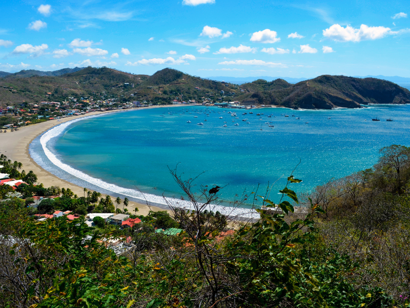 Beautiful beach in Nicaragua