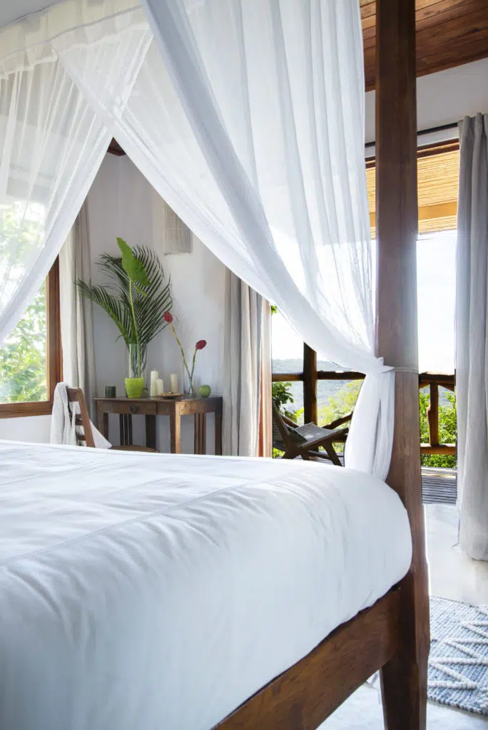 Guest room at Tierra Magnifica, a luxury hotel in Nosara, Costa Rica