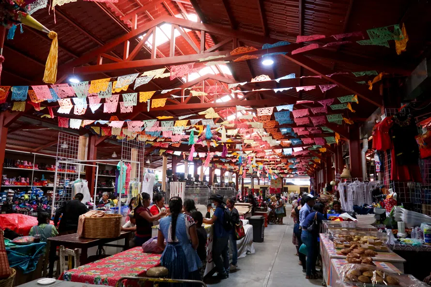 bustling Tlacolula Market in Oaxaca City