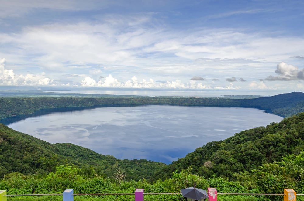 Lookout from the top of the Laguna de Apoyo