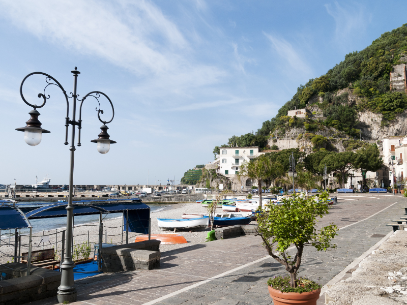 Small fishing town of Cetara in Amalfi Coast