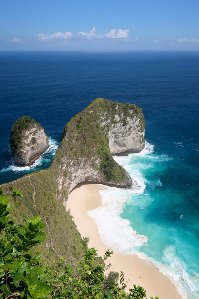 Kelingking Beach in Nusa Penida - one of the things you must see on a day trip to Nusa Penida from Bali!