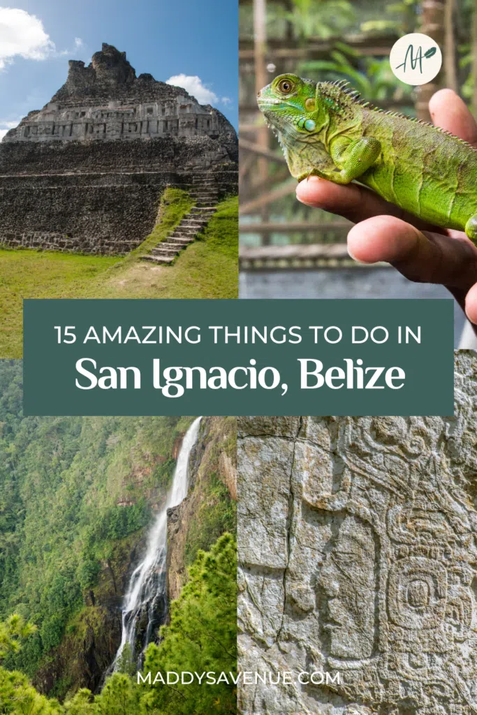 Belize has a lot more to offer than just palm trees, white-sand beaches, and bright blue Caribbean Sea! Out in the lush, green jungle, countless adventures and off-the-beaten-path things to do in San Ignacio, Belize await you. Visit San Ignacio to discover moss-covered Mayan ruins dripping with ancient history; unspoiled rainforest reserves bursting with waterfalls and wildlife; mysterious subterranean caves hidden away in the Belizean jungles; and a generous helping of local Belizean life and culture. Keep reading to uncover my selection of the 15 best things to do in San Ignacio, Belize!