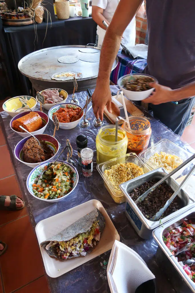 Street food in Mexico
