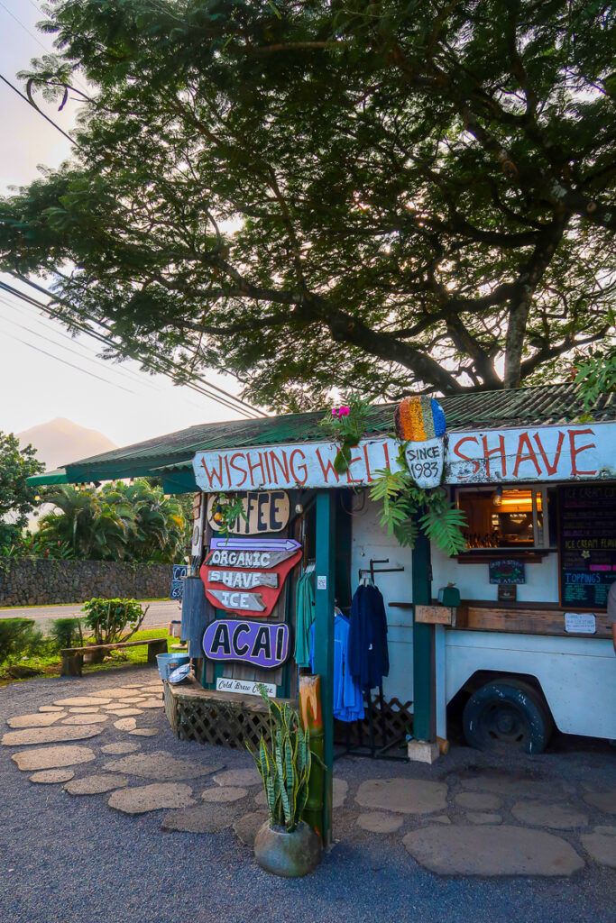 Wishing Well Shave Ice truck in Kauai