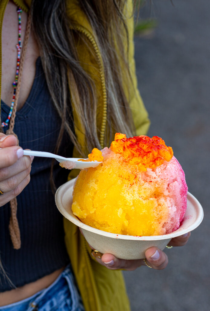 Delicious and colorful shave ice to add in your Kauai itinerary.