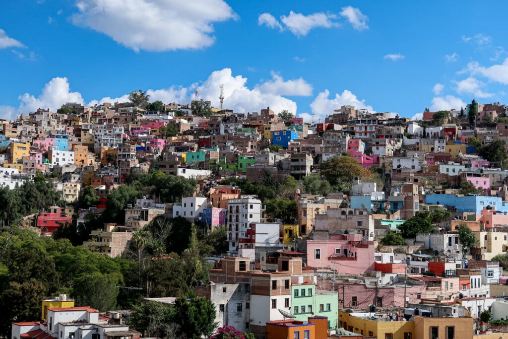 Colorful houses in Mexico