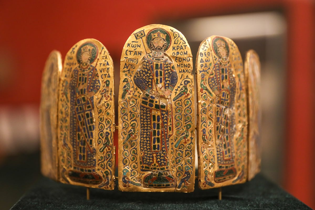 Monomachos Crown at the Hungarian National Museum