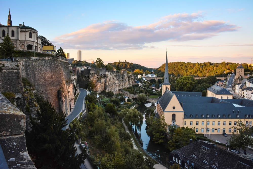 Sunset view from Le Chemin de la Corniche