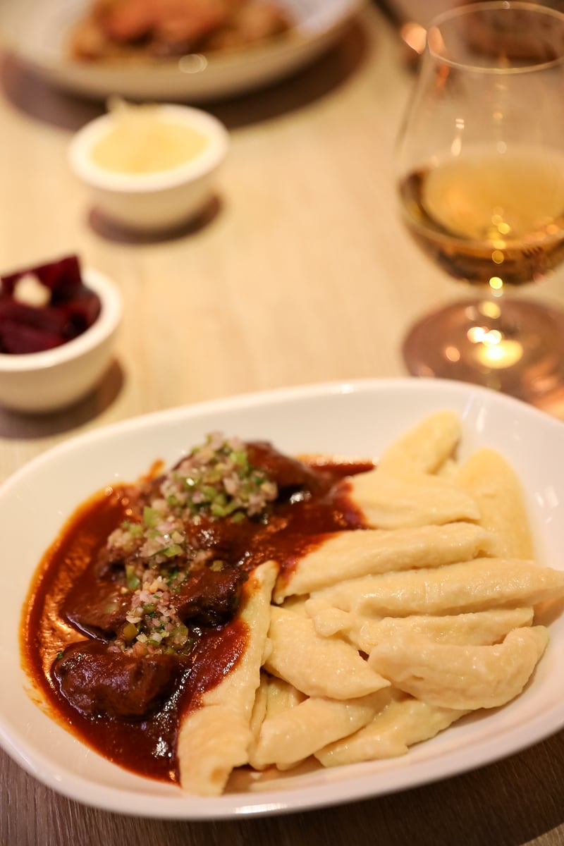 Wild boar cheek stew at Stand25