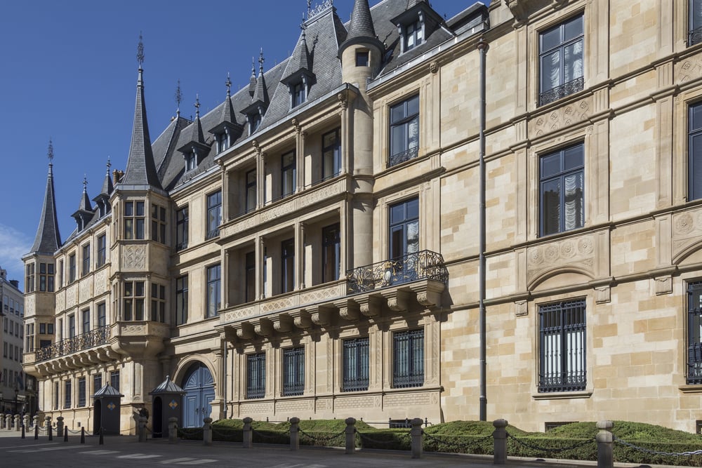 Grand Ducal Palace in the daytime