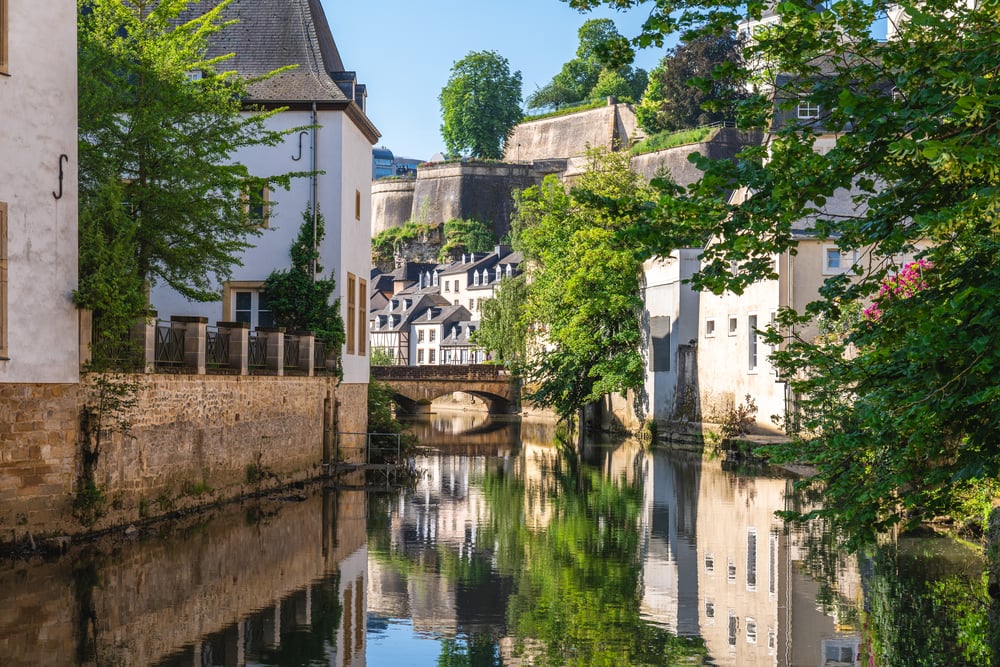 Ville Haute district in Luxembourg's old city