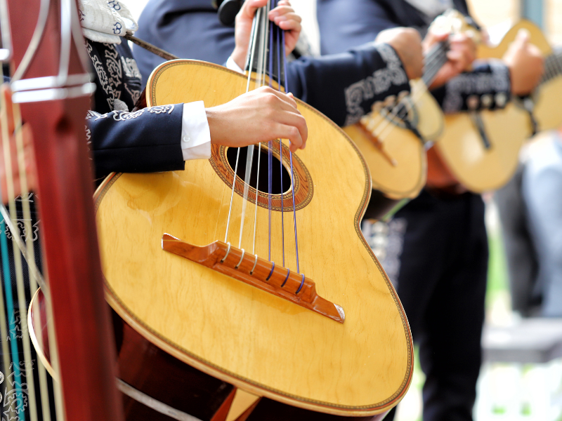 Mariachi guitar in Mexico City