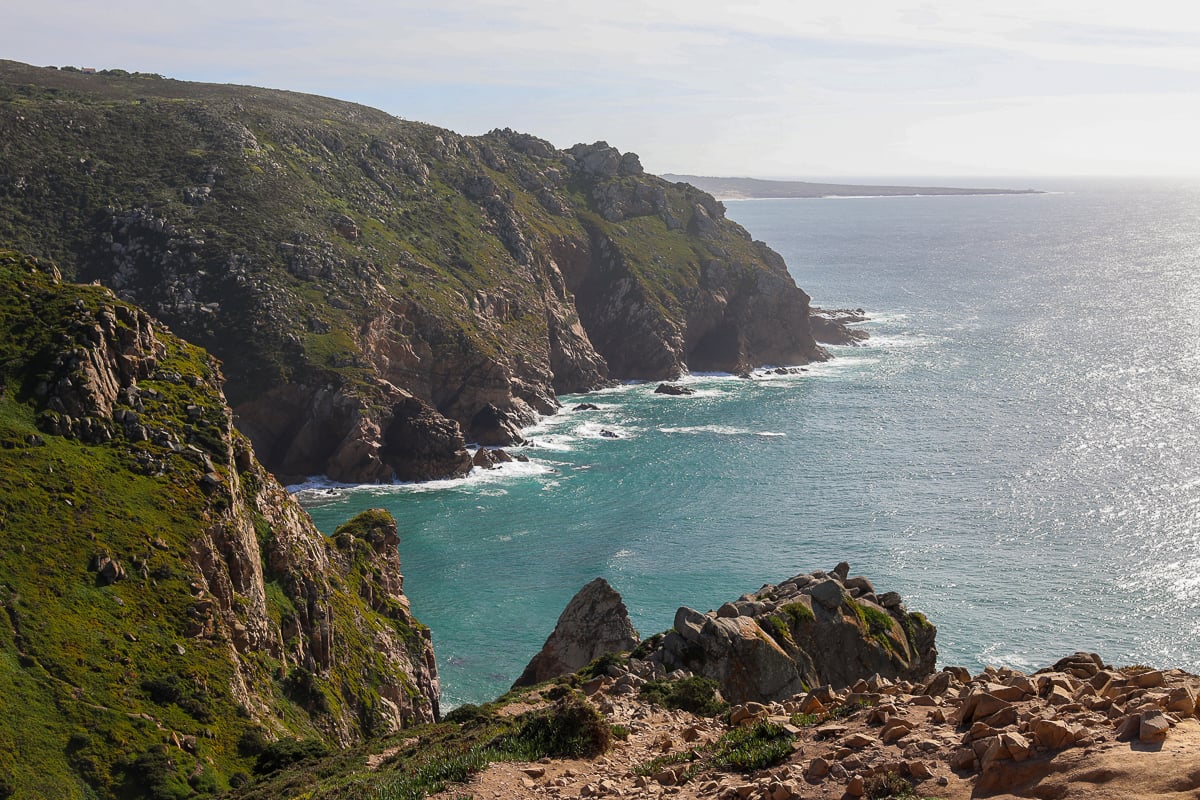 Sunny ocean views from Cabo da Roca