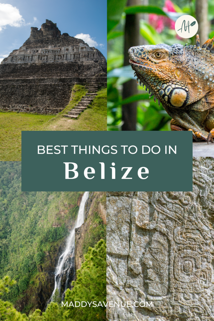 Planning to travel to Belize? This guide includes the 27 most incredible things to do in Belize, from exploring the ATM Cave and ancient Mayan ruins, to relaxing in San Pedro, snorkeling on the Belize Barrier Reef, and helicoptering over the Great Blue Hole. Add these to your itinerary and you'll be in for the trip of a lifetime!
