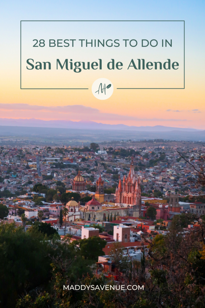 To say there are endless incredible things to do in San Miguel de Allende, Mexico would be an understatement! Around every impossibly perfect cobblestone street corner, you’ll find a combination of: centuries-old Spanish colonial architectural masterpieces; inspired art galleries; chic boutiques; swanky rooftop bars; beautiful churches; and truly fabulous restaurants. I spent weeks exploring this enchanting city of art - discovering the best things to do. Here they are! #MexicoTravel #SanMiguel