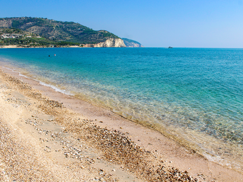 Sandy beach at Gargano National Park - one of the reasons why you should visit Puglia