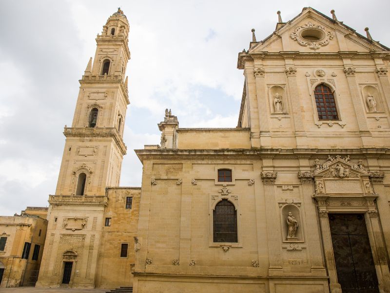 Lecce Cathedral Bell Tower in Italy
