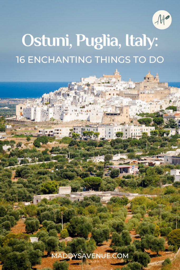 Ready to discover all of the magical things to do in Ostuni? Small and quaint, with oversized charm, the hill-crested city of Ostuni, Puglia is where fairytale meets reality. Stroll narrow cobblestone streets - where pink prickly pear cacti pop against white stone buildings - and you’ll quickly see why Ostuni is lovingly known as La Città Bianca (Italy’s “White City”). Let this Ostuni itinerary help you absorb every moment of magic in one of Puglia’s most beautiful towns. #ItalyTravel #Puglia