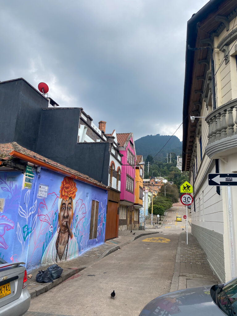 Beautiful street art - one of the top 
sights in Bogota