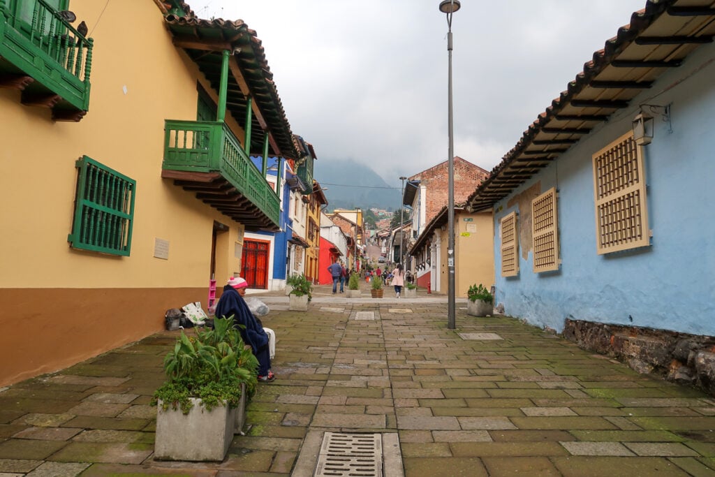 Quiet neighborhood in Bogota