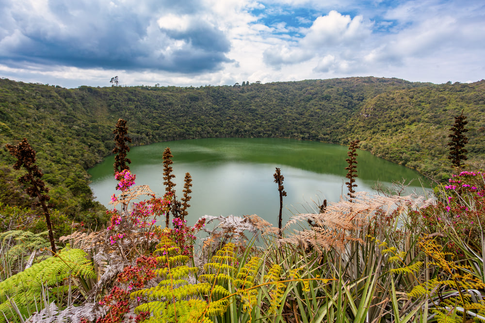 Laguna de Guatavita - a must-see attraction in Bogota, Colombia