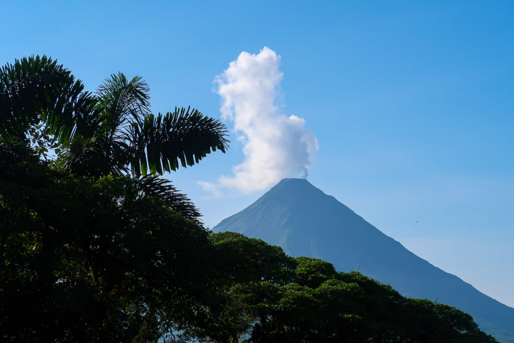 Arenal volcano in La Fortuna, Costa Rica