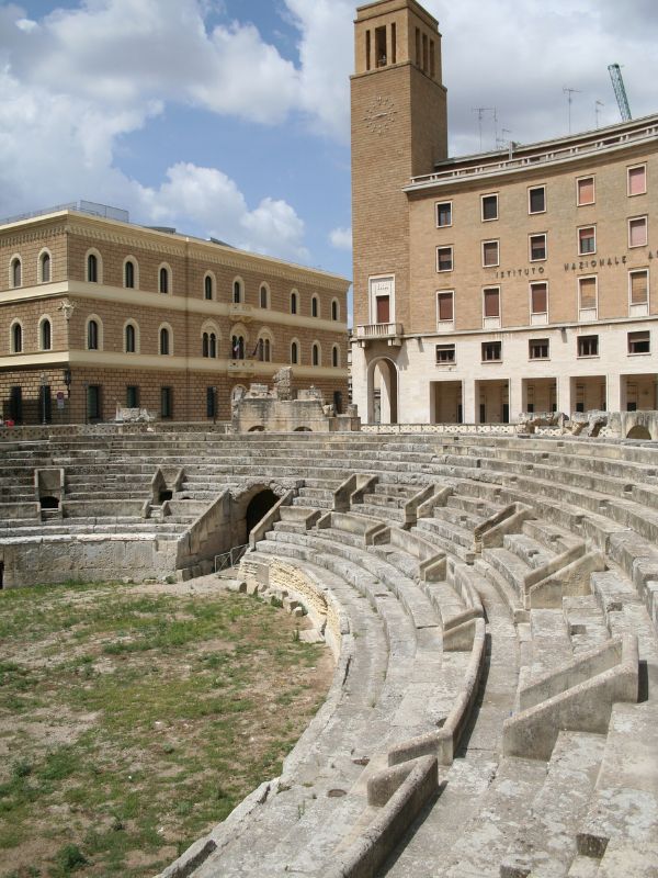 Roman Amphitheater, one of the best places to visit in Lecce, Italy