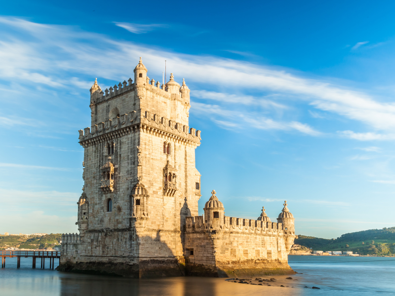 Belem Tower in Lisbon, one of the must-explore neighborhoods in Lisbon, Portugal