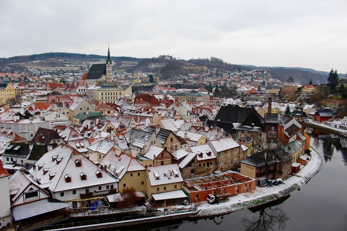 Beautiful, real-life fairy tale city of Český Krumlov 