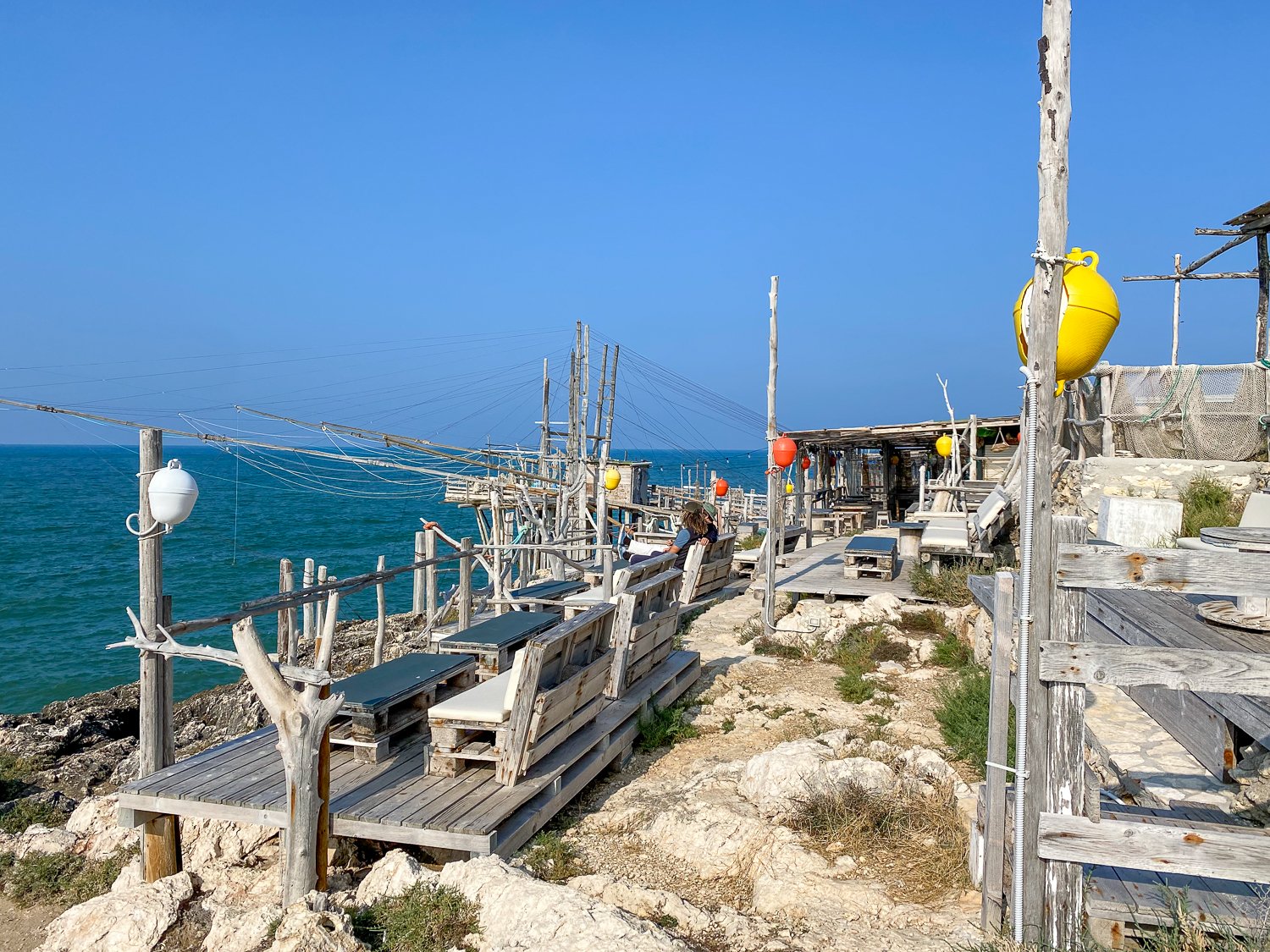 Gargano trabucco in Vieste